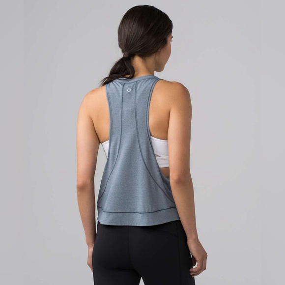 lululemon athletica Tops - LULULEMON pace perfect tank top, Heather gray